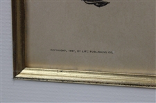1897 Life Publishing Company Is A Caddy Always Necessary - Framed