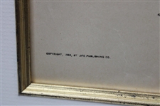 1900 Life Publishing Company A Little Incident Showing That Even Inanimate Objects Can Enter Into The Spirit Of The Game - Framed