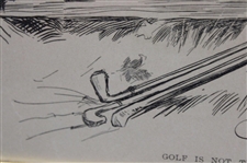 1895 Life Publishing Company Golf Is Not The Only Game On Earth - Framed