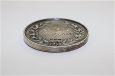 1904 St. Leonards And East Sussex Golf Club Sterling Silver Medal Won by R. M. J.