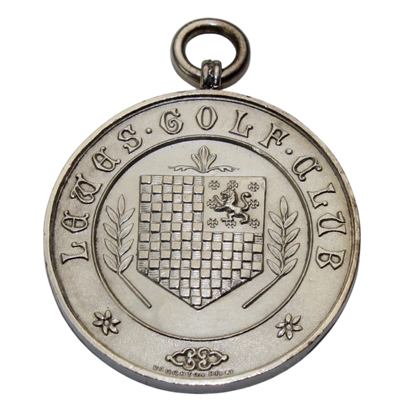 1898 Lewes Golf Club Sterling Silver Medal Won by B. J. Saunders