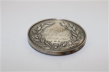 1916 St. Leonards And East Sussex Golf Club CM Sterling Silver Medal Won by Lt. L.V E.J.
