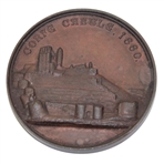 1904 Isle Of Purbeck GC Pilot Cup Medal Presented by President Ralph Bankes to Winner Gerald Robinson 