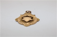 9 ct Gold Medal 1907 Bredisholm Golf Club 