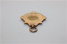 9 ct Gold Medal 1907 Bredisholm Golf Club 