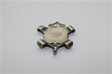1913 Sterling Silver Shield Medal with J Byrne made by Haseler