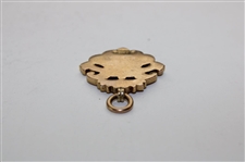 Undated Troon Golf Club Tam Arte Quam Marte Gold Hallmarked Medal