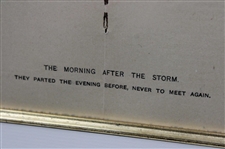 Life  The Morning After The Storm They Parted The Evening Before, Never To Meet Again - Framed