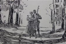1898 Life Publishing Company One Of The Hazards Of Golf - Framed