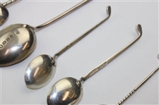 Seven (7) Various Vintage Golf Club Handled Sterling Silver Spoons