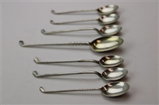 Seven (7) Various Vintage Golf Club Handled Sterling Silver Spoons