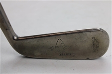 Burke Stainless Steel Blade Putter with Hickory Shaft for B.H. Dyas Co. Los Angeles