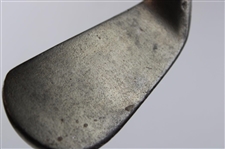 Antique George Forrester Earlsferry Smooth Face Putting Cleek Hickory Shaft Golf Club