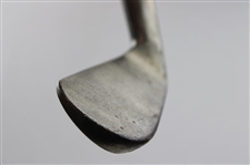 Antique George Forrester Earlsferry Smooth Face Putting Cleek Hickory Shaft Golf Club