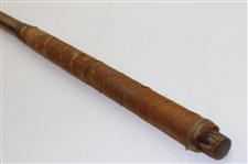 Antique George Forrester Earlsferry Smooth Face Putting Cleek Hickory Shaft Golf Club