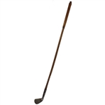 Antique George Forrester Earlsferry Smooth Face Putting Cleek Hickory Shaft Golf Club