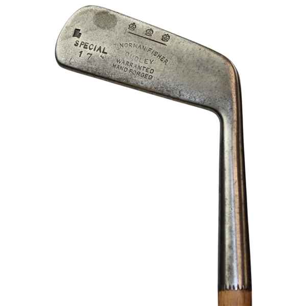 T. Norman Fisher 3 Crowns Dudley Warranted Hand Forged Special 17 Putter