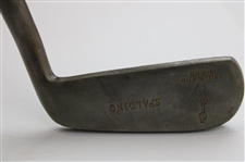Spalding Fire-Brand Irons Hickory Shafted Putter