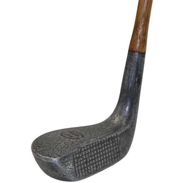 Standard Golf Co. Braid-Mills 1915 Model Aluminum Mallet Putter with Hickory ShaftStandard Golf Co. Braid-Mills 1915 Model Aluminum Mallet Putter with Hickory Shaft