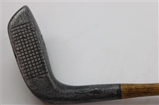 Standard Golf Co. Braid-Mills 1915 Model Aluminum Mallet Putter with Hickory ShaftStandard Golf Co. Braid-Mills 1915 Model Aluminum Mallet Putter with Hickory Shaft