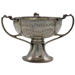 1913 Douglas Park Golf Club Championship Sterling Silver Trophy Won by James A. McGlashan