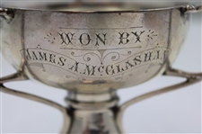 1913 Douglas Park Golf Club Championship Sterling Silver Trophy Won by James A. McGlashan