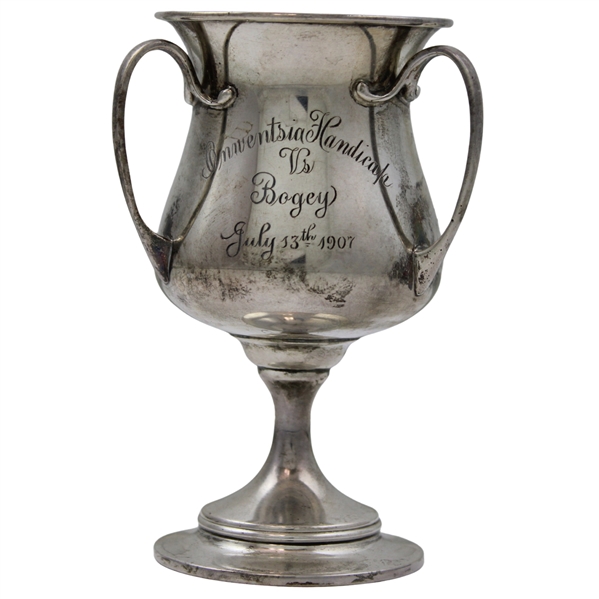 1907 Onwentsia Handicap vs Bogey Sterling Silver Trophy Cup July 13th