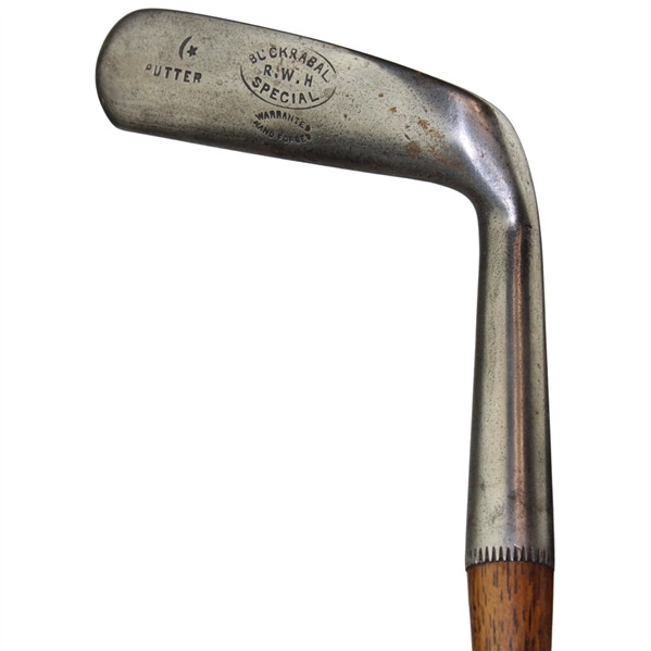 William Gibson B. Luckrabal R.W.H Special Hand Forged Hickory Shaft Putter