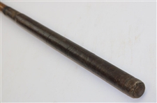 Antique The Gamage London Hand Forged Smooth Face Hickory Shaft Golf Iron