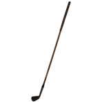 Antique The Gamage London Hand Forged Smooth Face Hickory Shaft Golf Iron
