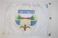 Chi Chi Rodriguez Signed Digital Seniors Classic Screen Flag JSA ALOA