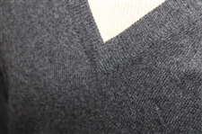 Chi Chi Rodriguez's Personal Peter Scott Gray Cashmere Sweater w/Sponsor - M