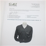 Chi Chi Rodriguez's Personal Peter Scott Gray Cashmere Sweater w/Sponsor - M