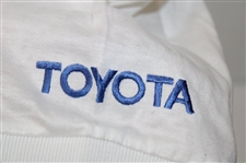 Chi Chi Rodriguez's Personal Kachina White & Blue Polo w/Sponsor - M
