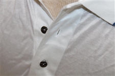 Chi Chi Rodriguez's Personal Kachina White & Blue Polo w/Sponsor - M
