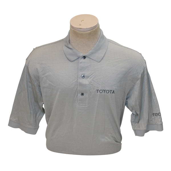 Chi Chi Rodriguezs Personal Carnoustie LTD Gray Polo w/Sponsor - M