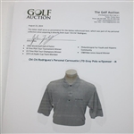 Chi Chi Rodriguez's Personal Carnoustie LTD Gray Polo w/Sponsor - M
