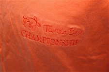 Chi Chi Rodriguez's Personal Turtle Bay Championship Logo Orange Polo - M