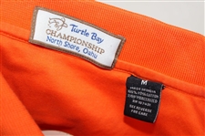Chi Chi Rodriguez's Personal Turtle Bay Championship Logo Orange Polo - M