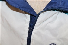 Chi Chi Rodriguez's Personal JMN Apparel Green, White & Blue Jacket w/Sponsor - S