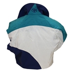 Chi Chi Rodriguez's Personal JMN Apparel Green, White & Blue Jacket w/Sponsor - S