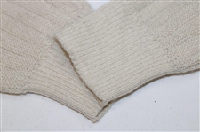 Chi Chi Rodriguez's Personal Bobby Jones Tan 100% Baby Alpaca Cardigan w/Sponsor - M