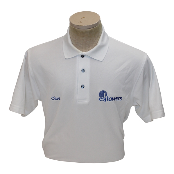 Chi Chi Rodriguezs Personal Paragon White Polo w/Sponsor - M