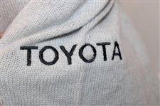 Chi Chi Rodriguez's Personal Pringle Gray Cashmere Sweater w/Sponsor 