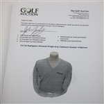 Chi Chi Rodriguez's Personal Pringle Gray Cashmere Sweater w/Sponsor 