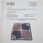 Chi Chi Rodriguez's 1976 Byron Nelson Golf Classic Red, White & Blue Handkerchief