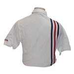Chi Chi Rodriguez's Personal Antigua Red, White & Blue Polo w/Sponsor - M