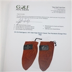 Chi Chi Rodriguez's 1971 Bob Hope Desert Classic The Florsheim Orange Shoe Bags