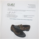 Chi Chi Rodriguez's Personal 'Chi Chi' Brown & Black Shoes 