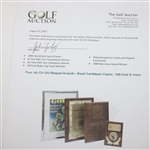 Four (4) Chi Chi Plaques/Awards - Royal Caribbean Classic, 100 Club & more